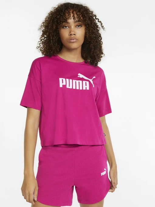 Футболки і поло PUMA Essentials Logo Cropped модель 58686686 Фото