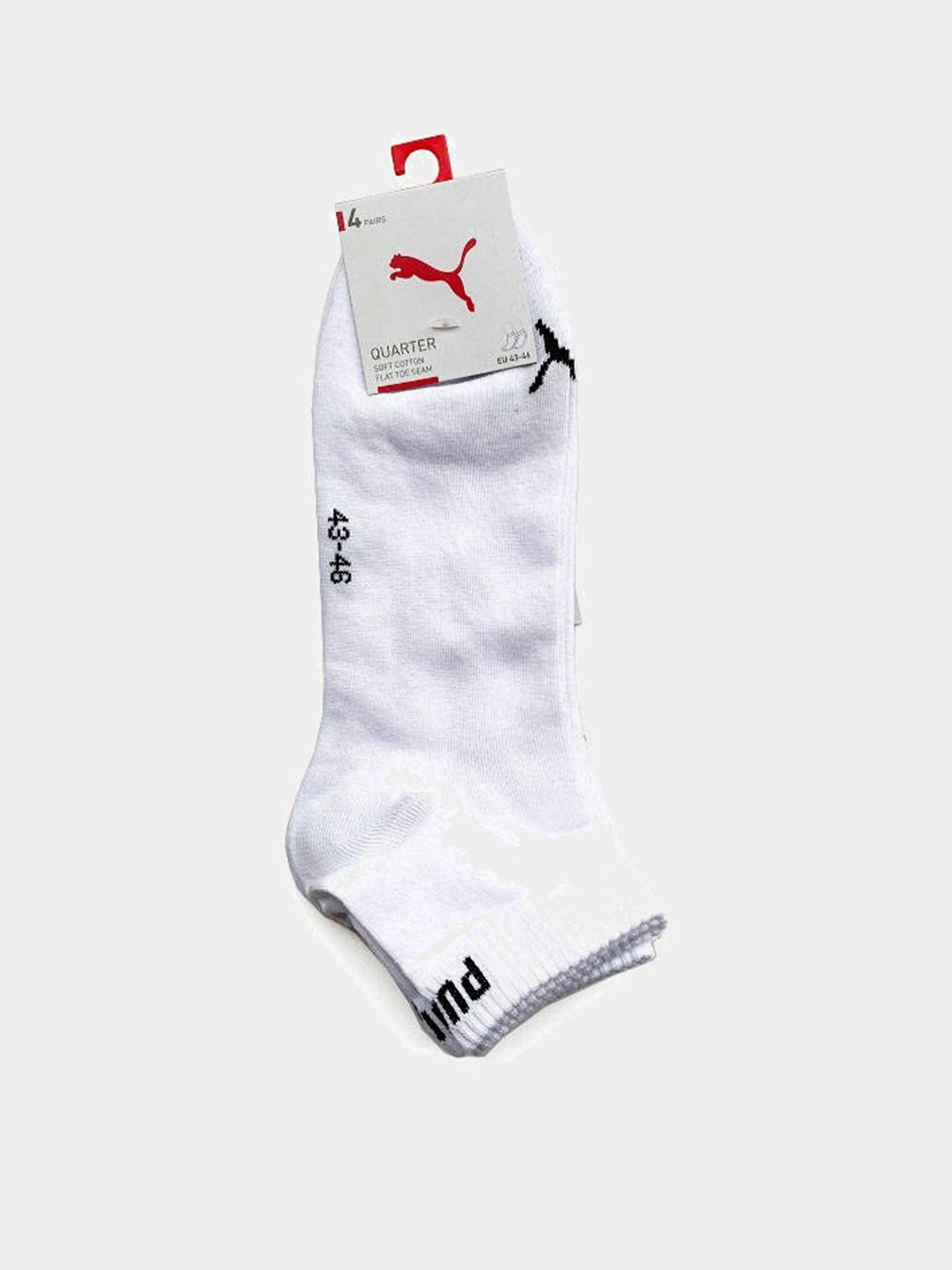 Шкарпетки та гольфи PUMA  Unisex Quarter модель 93531602 Фото