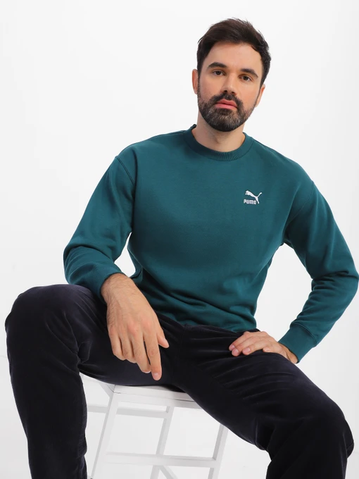Худі та світшоти PUMA Classics Relaxed Crew модель 53674624 Фото