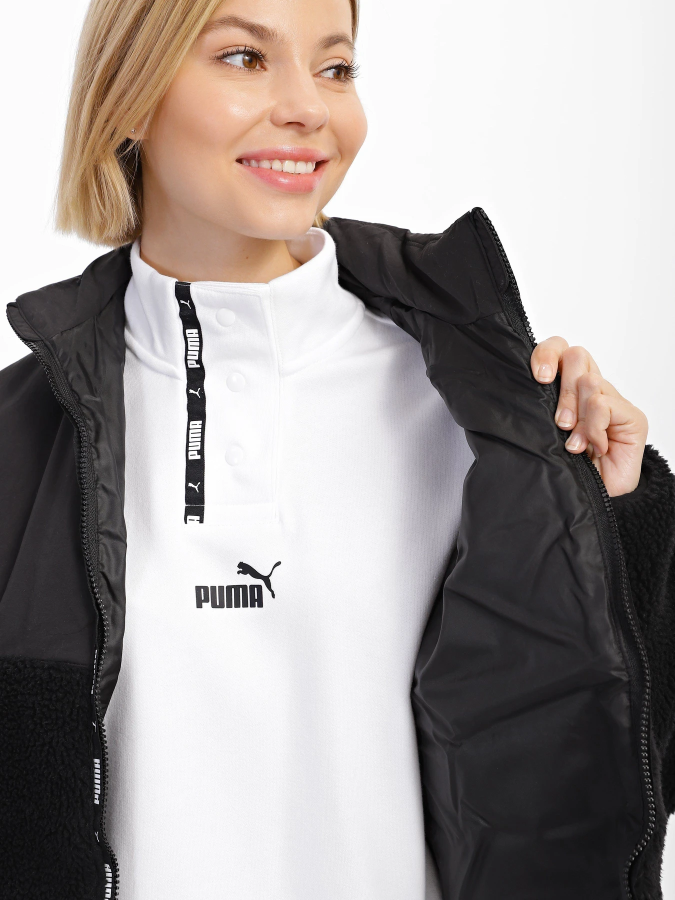 Куртки и дубленки PUMA SHERPA модель 84940401 Фото