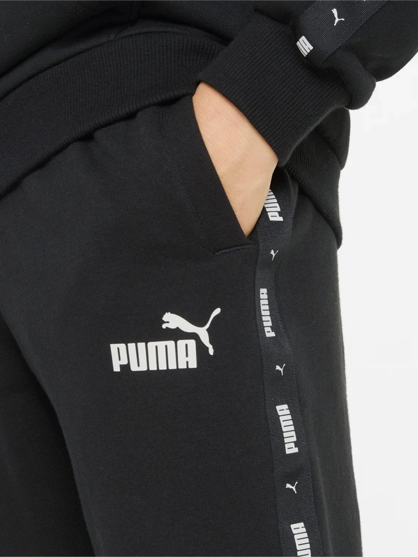 Брюки PUMA ESSENTIALS+ TAPE модель 84730201 Брюки PUMA ESSENTIALS+ TAPE модель 84730201 Фото