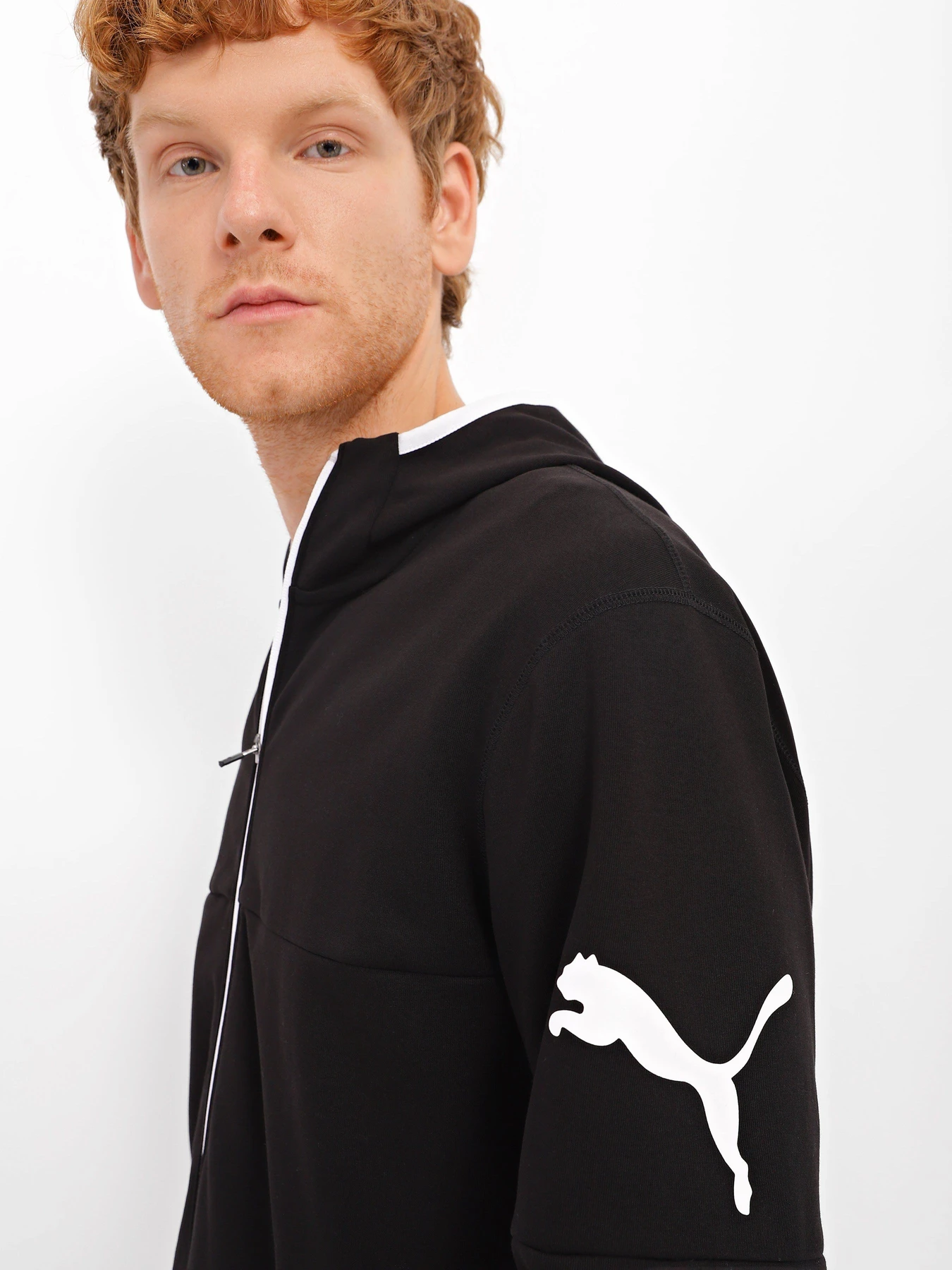 Худи и свитшоты PUMA Power Cat Full-Zip модель 84992601 Худи и свитшоты PUMA Power Cat Full-Zip модель 84992601 Фото