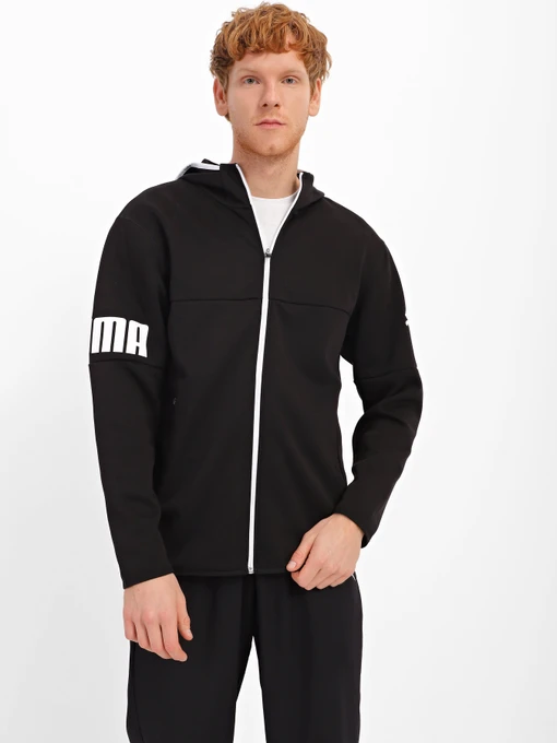 Худи и свитшоты PUMA Power Cat Full-Zip модель 84992601 Фото