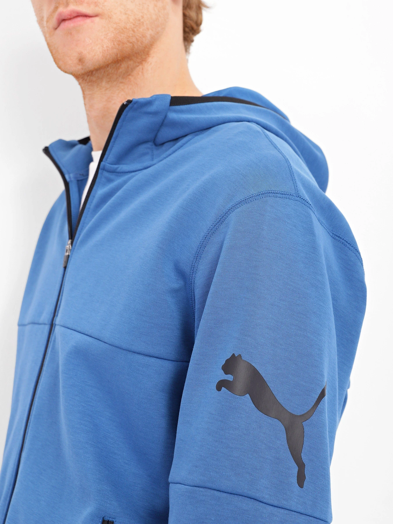 Худи и свитшоты PUMA Power Cat Full-Zip модель 84992617 Худи и свитшоты PUMA Power Cat Full-Zip модель 84992617 Фото