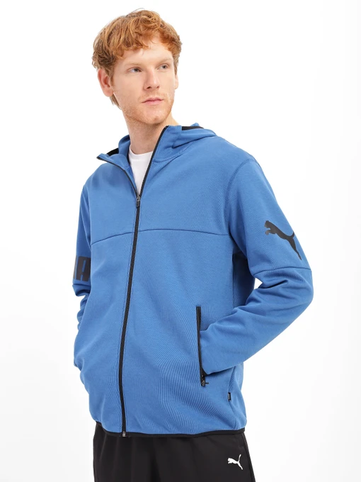 Худи и свитшоты PUMA Power Cat Full-Zip модель 84992617 Фото