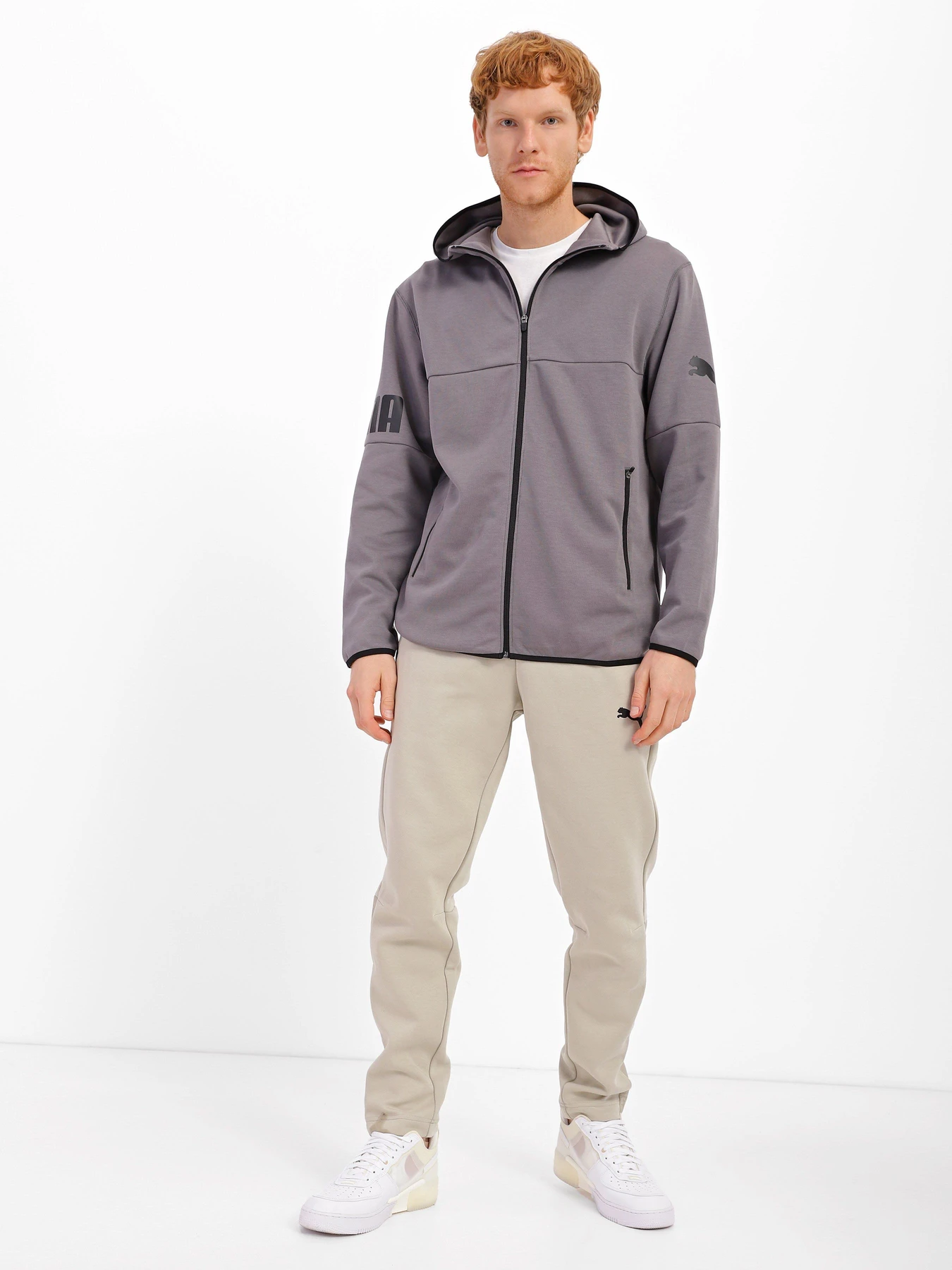 Худи и свитшоты PUMA Power Cat Full-Zip модель 84992644 Худи и свитшоты PUMA Power Cat Full-Zip модель 84992644 Фото