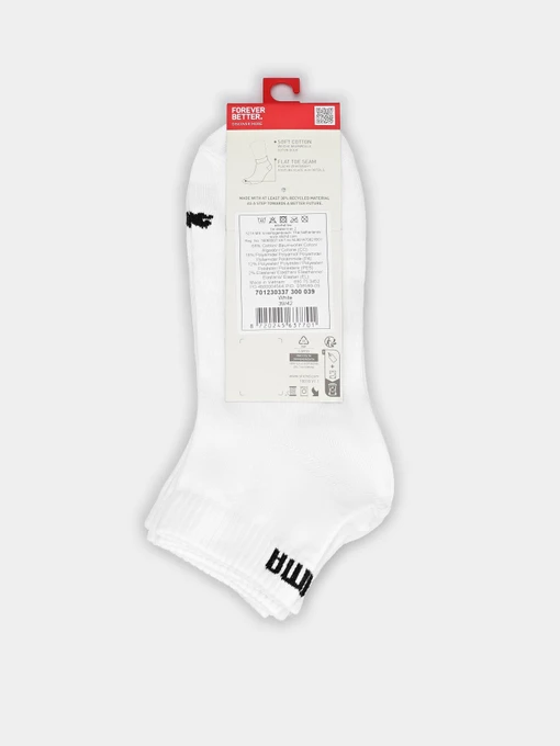PUMA QUARTER SOCKS 3 PACK Набір шкарпеток колір білий фото 2