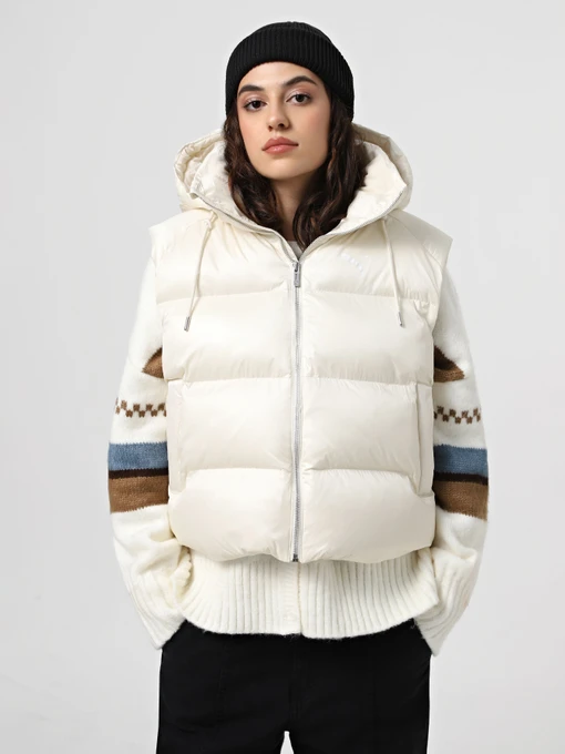 Куртки и дубленки PUMA SHINY PUFFER модель 62651887 Фото