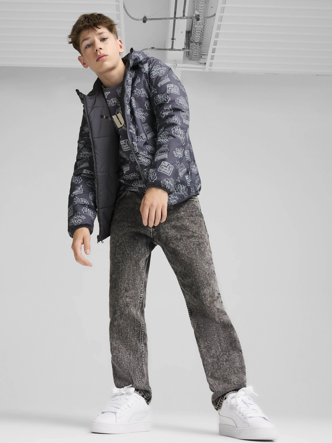 Куртки та дублянки PUMA REVERSIBLE PUFFER модель 68283369 Фото