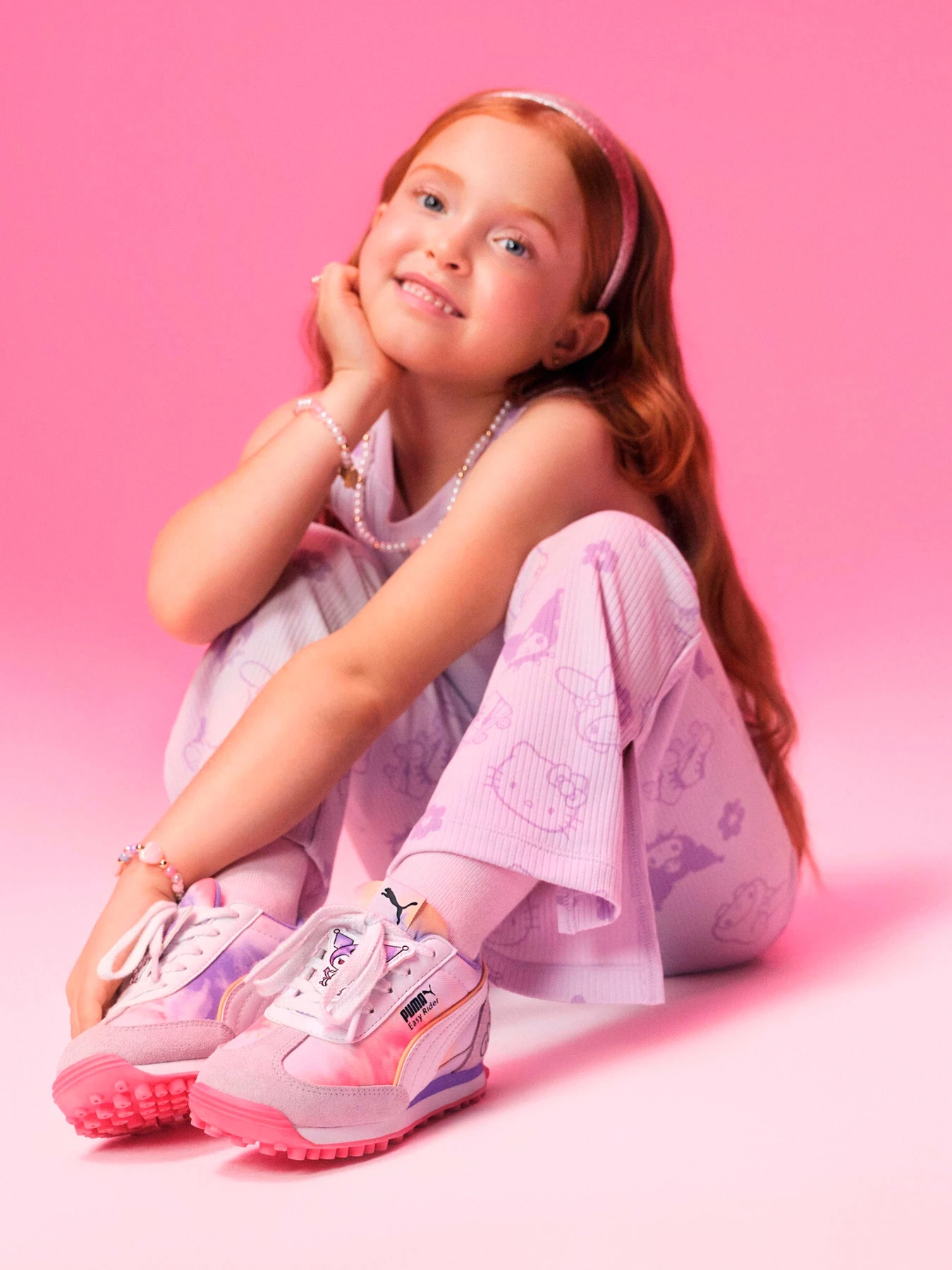Брюки PUMA X HELLO KITTY & FRIENDS RIBBED модель 63006875 Фото