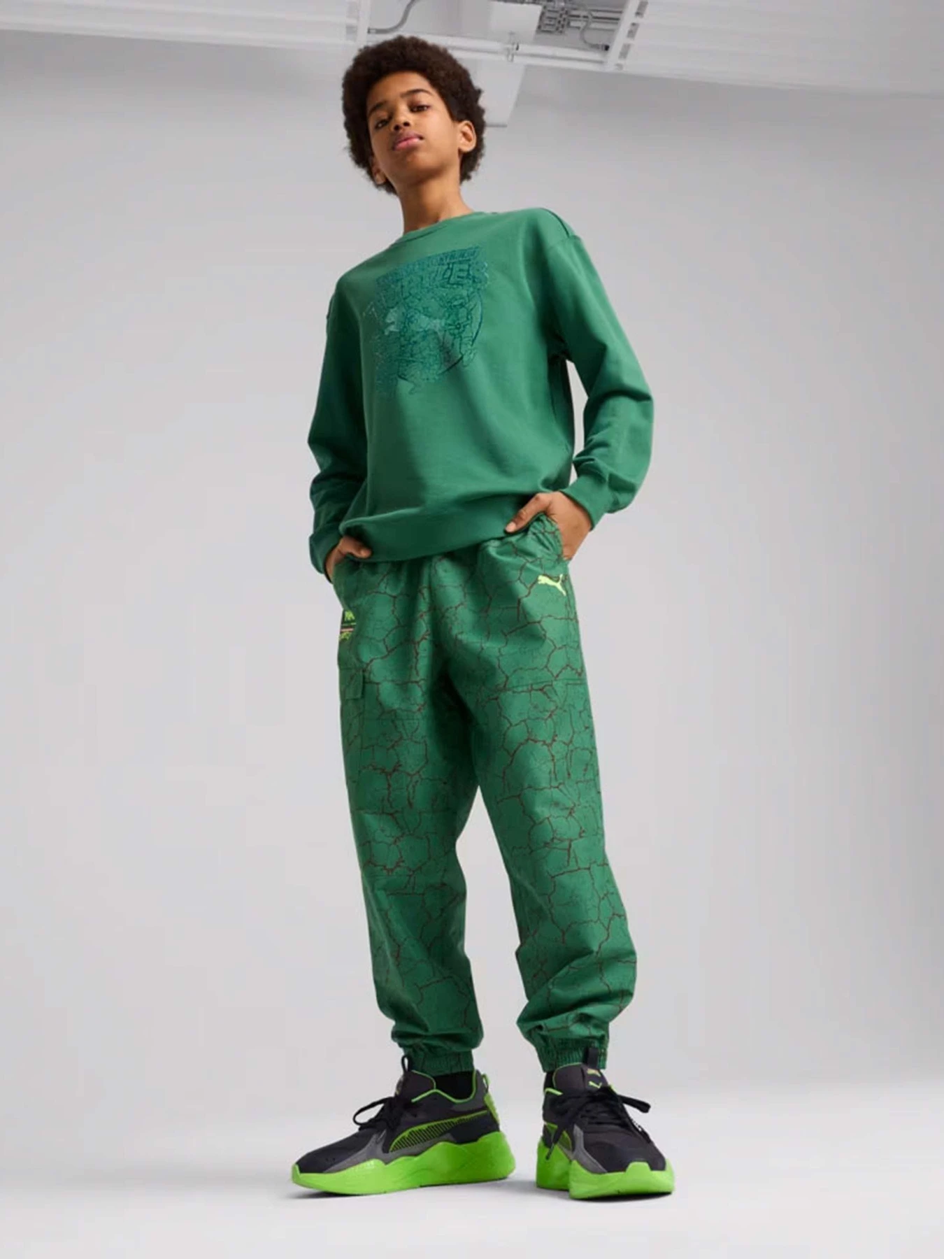 Худі та світшоти PUMA HOOPS X TMNT модель 63008537 Фото