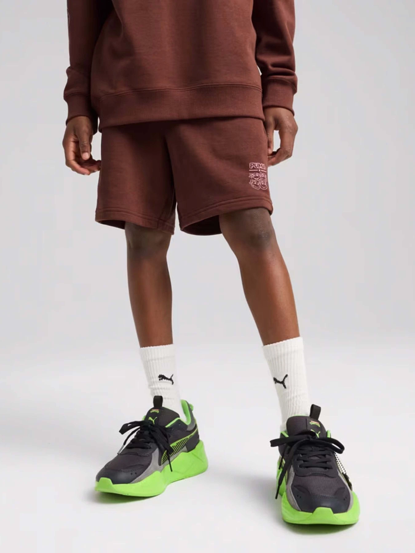 Шорти PUMA HOOPS X TMNT модель 63008765 Шорти PUMA HOOPS X TMNT модель 63008765 Фото