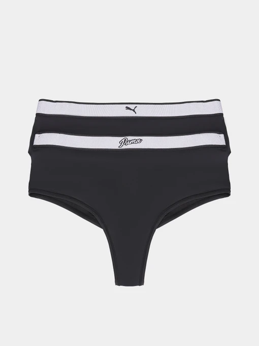 Нижнее белье PUMA HIGH WAIST BRAZILIAN 2 PACK HA модель 93898301 Фото
