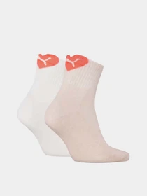 Носки и гольфы PUMA HEART SHORT CREW 2 PACK модель 93855504 Фото