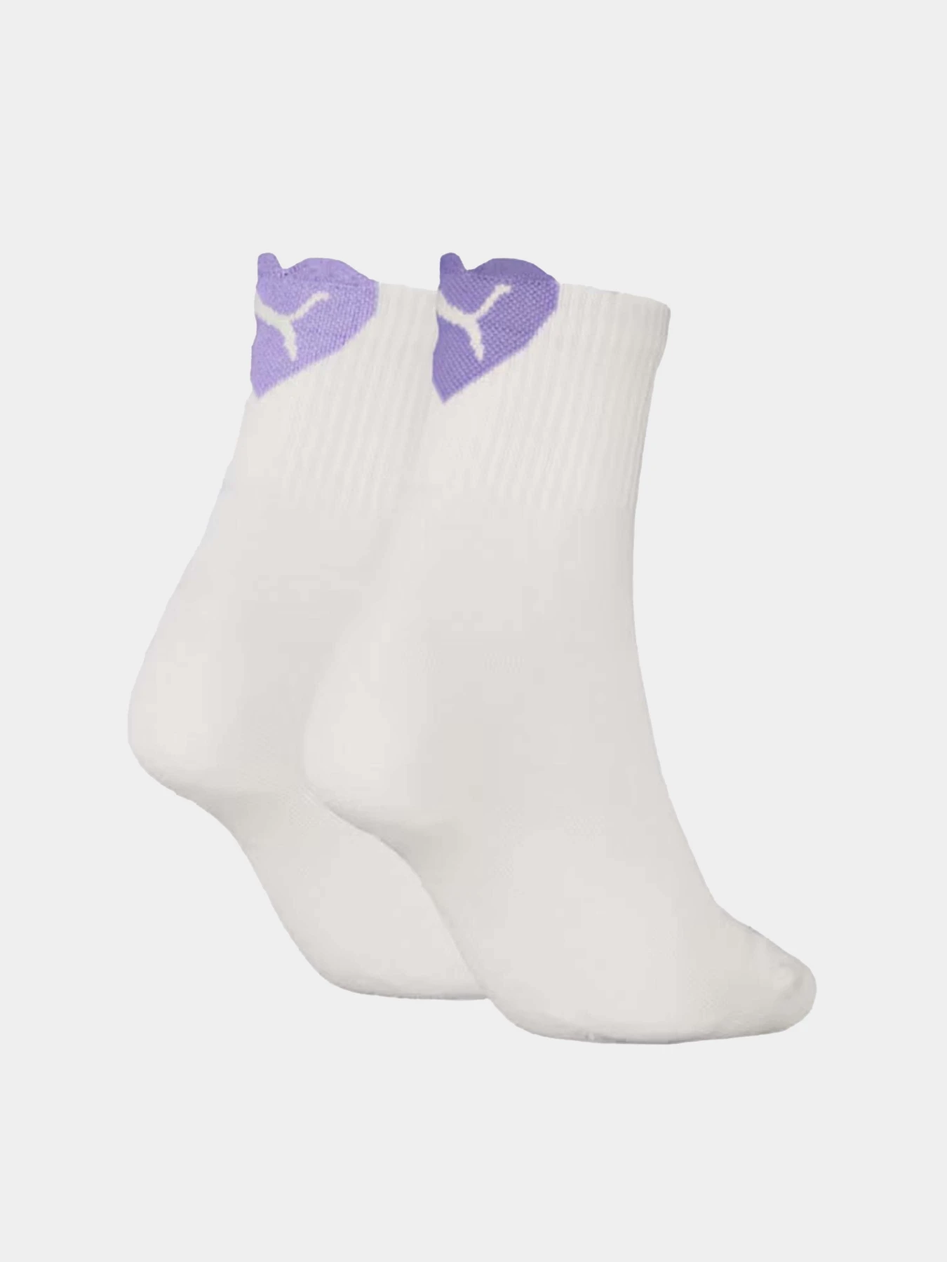 Носки и гольфы PUMA HEART SHORT CREW 2 PACK модель 93855509 Фото