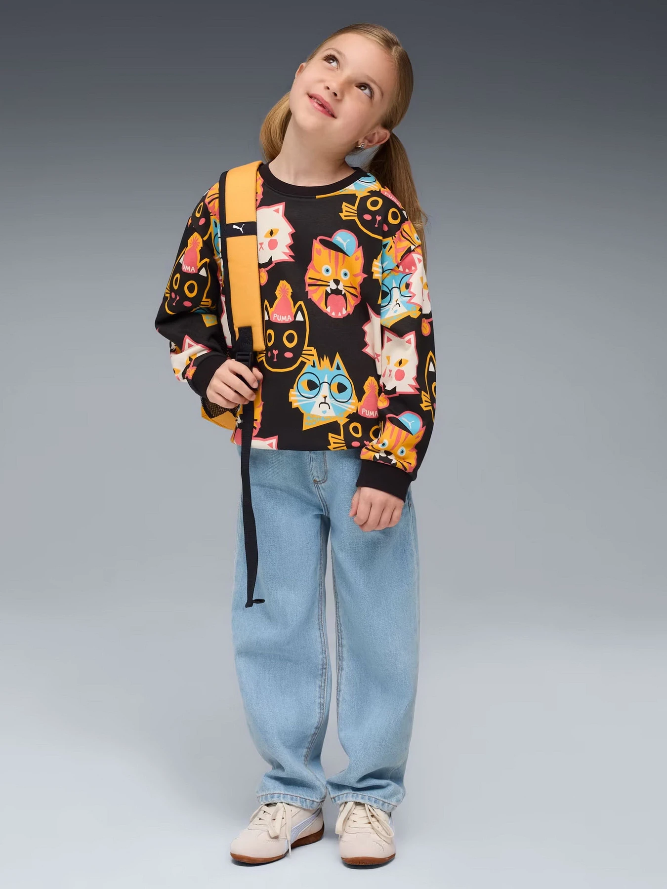 Худі та світшоти PUMA MOODY CAT CREW KIDS модель 63220701 Худі та світшоти PUMA MOODY CAT CREW KIDS модель 63220701 Фото