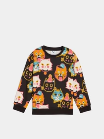Худі та світшоти PUMA MOODY CAT CREW KIDS модель 63220701 Фото