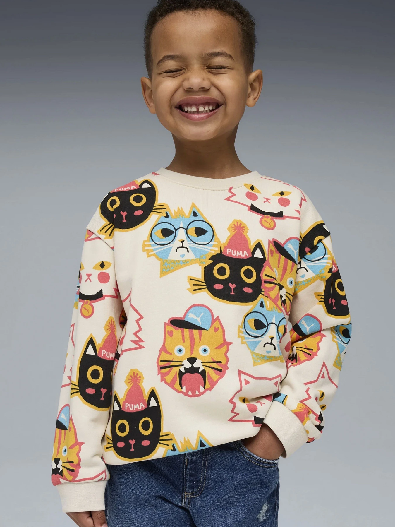 Худи и свитшоты PUMA MOODY CAT CREW KIDS модель 63220787 Худи и свитшоты PUMA MOODY CAT CREW KIDS модель 63220787 Фото