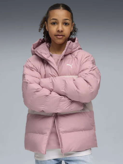 Куртки та дублянки PUMA SYNTHETIC HOODED PUFFER модель 68840465 Фото