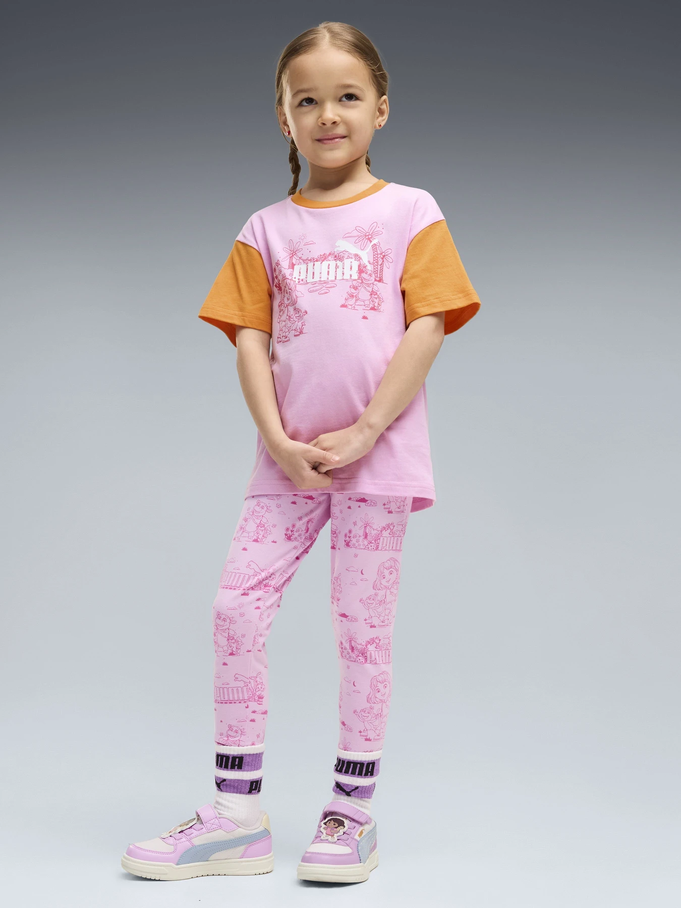 Брюки PUMA PUMA X DORA THE EXPLORER модель 63762147 Брюки PUMA PUMA X DORA THE EXPLORER модель 63762147 Фото