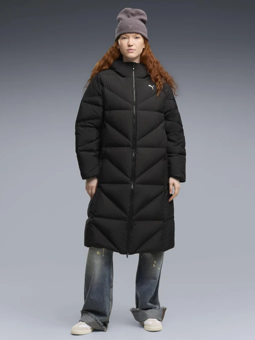 Куртки та дублянки PUMA HOODED DOWN PUFFER COAT модель 69457901 Фото