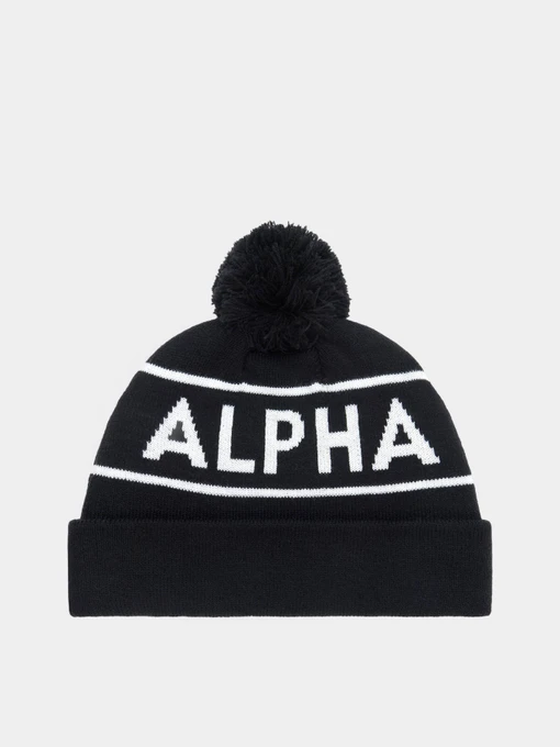 Шапки и кепки Alpha Industries Essential Pom Beanie модель UHE52500C1_001 Фото