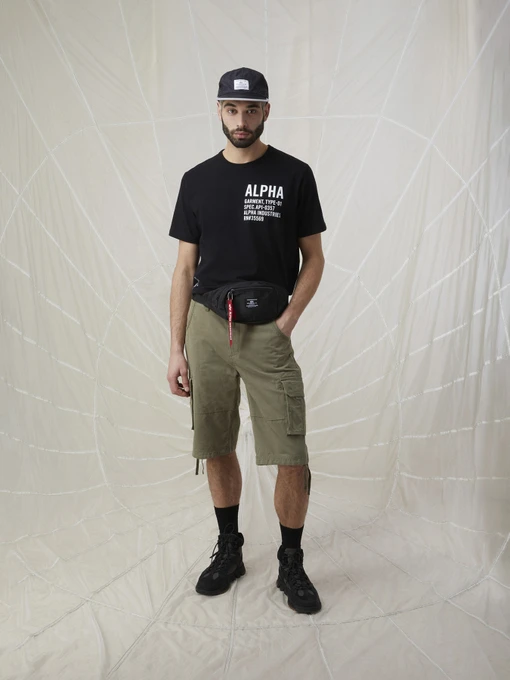 Alpha Industries Crew Waist Поясна сумка колір чорний фото 3