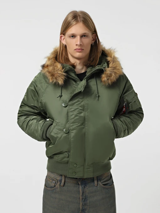 Куртки и дубленки Alpha Industries N-2B SHORT WAIST модель MJN30000C1_310 Фото