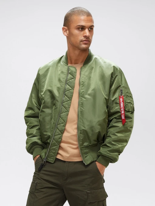 Куртки и дубленки Alpha Industries MA-1 BLOOD CHIT  модель MJM21300C1_310 Фото