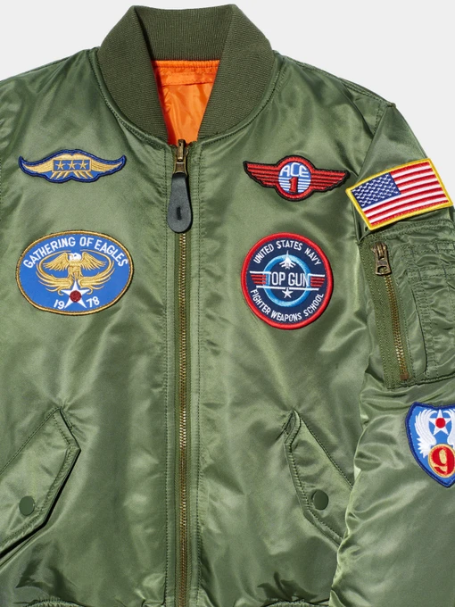 Куртки та дублянки Alpha Industries NASA MA-1 модель YJM21001C1_310 Фото