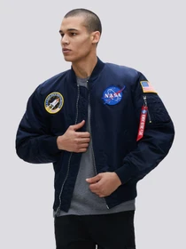 Куртки та дублянки Alpha Industries NASA MA-1 модель MJM21093C1_410 Фото