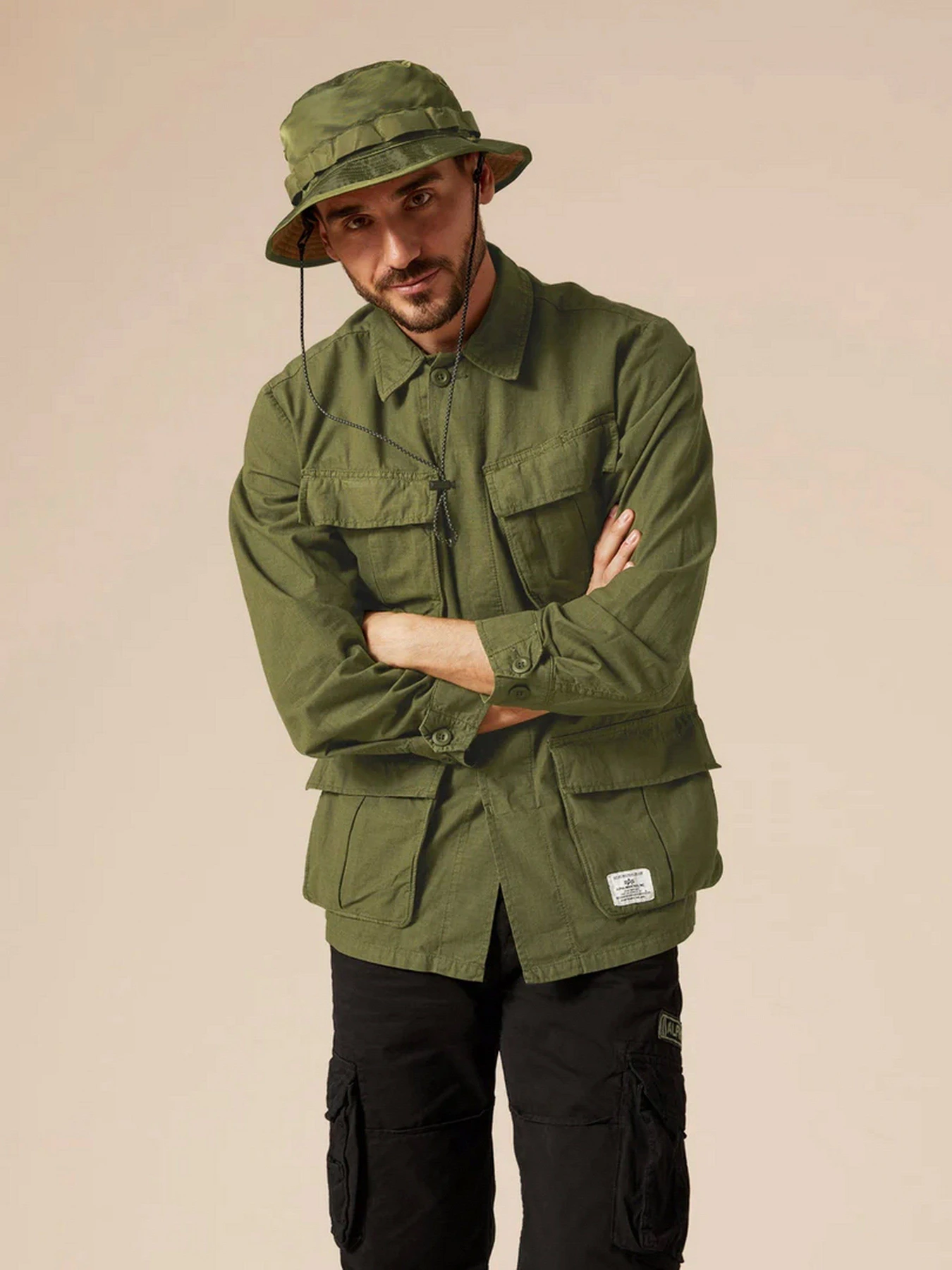 Куртки и дубленки Alpha Industries Jungle Fatigue Jacket модель MSJ52000C1_301 Куртки и дубленки Alpha Industries Jungle Fatigue Jacket модель MSJ52000C1_301 Фото