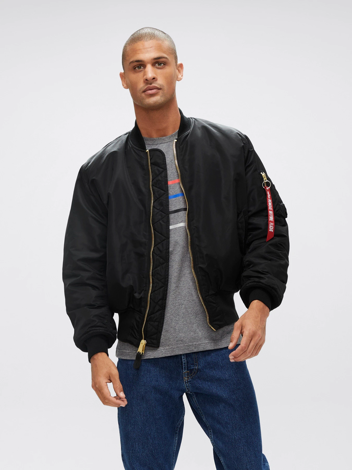 Куртки та дублянки Alpha Industries MA-1 BLOOD CHIT модель MJM21300C1_001 Куртки та дублянки Alpha Industries MA-1 BLOOD CHIT модель MJM21300C1_001 Фото