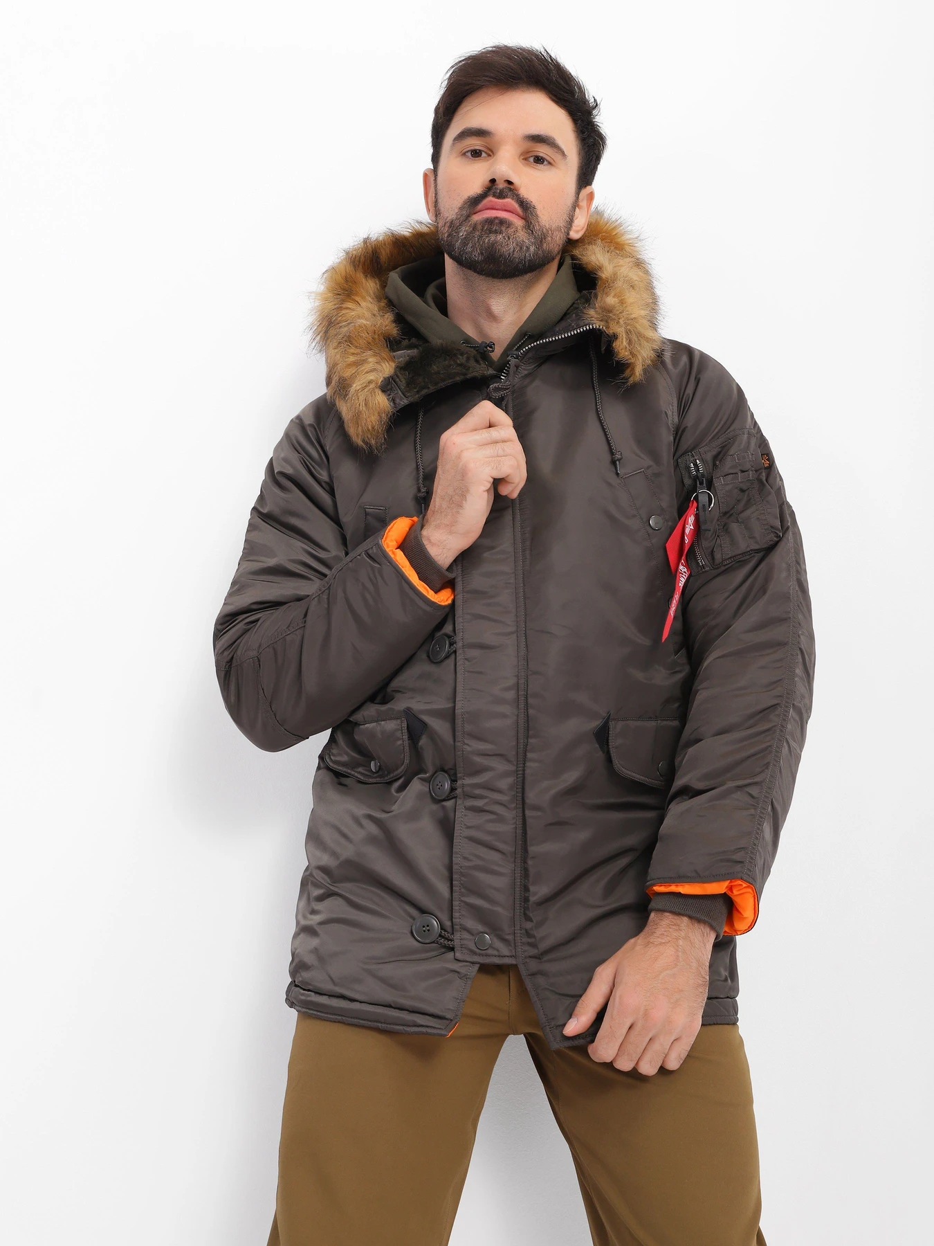 Куртки та дублянки Alpha Industries Slim Fit N-3B модель MJN31211C1_025 Куртки та дублянки Alpha Industries Slim Fit N-3B модель MJN31211C1_025 Фото