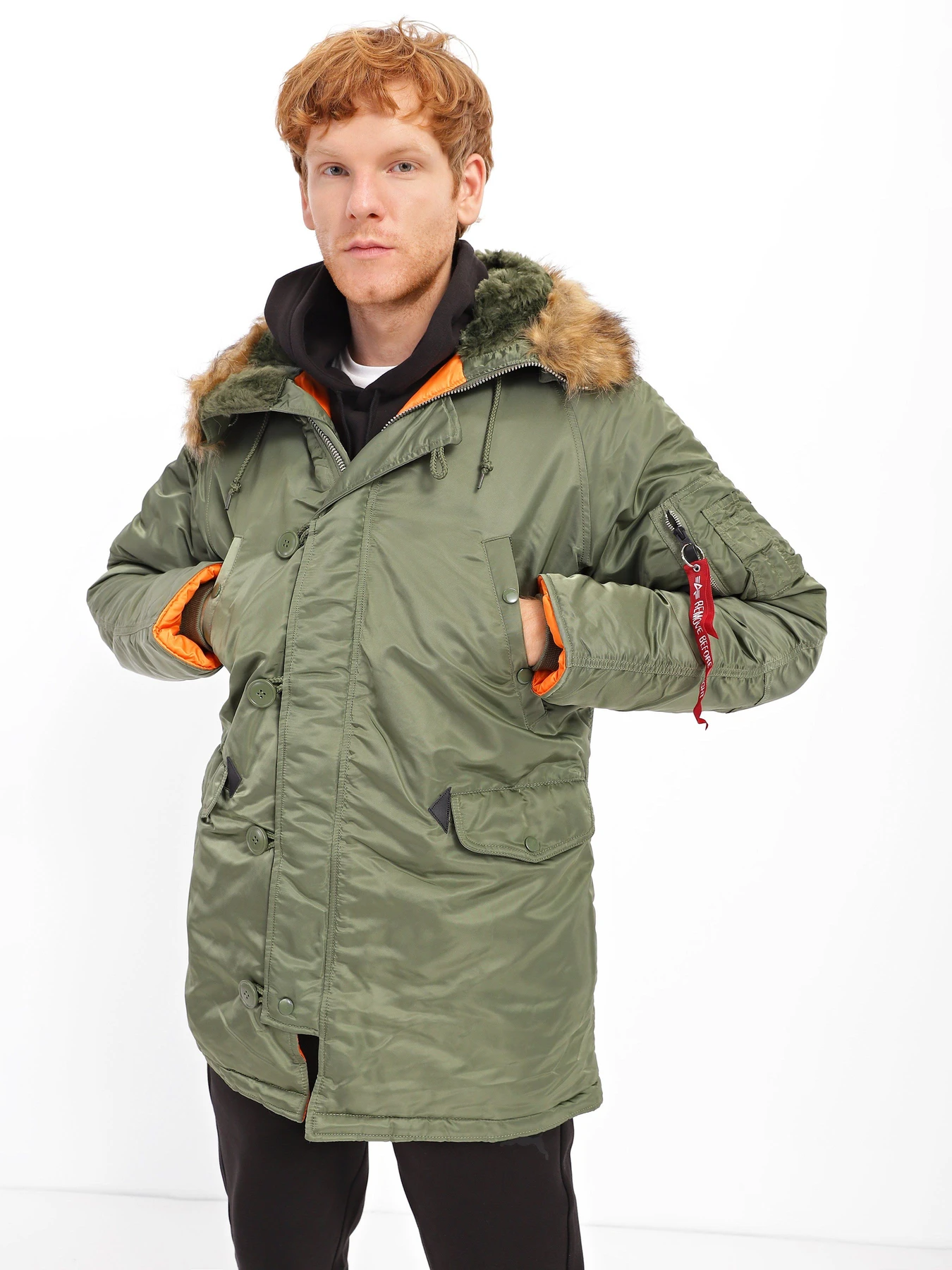 Куртки та дублянки Alpha Industries N-3В Slim Fit модель MJN31211C1_310 Фото