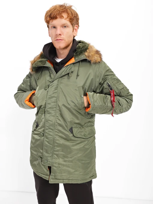 Куртки и дубленки Alpha Industries N-3В Slim Fit модель MJN31211C1_310 Фото