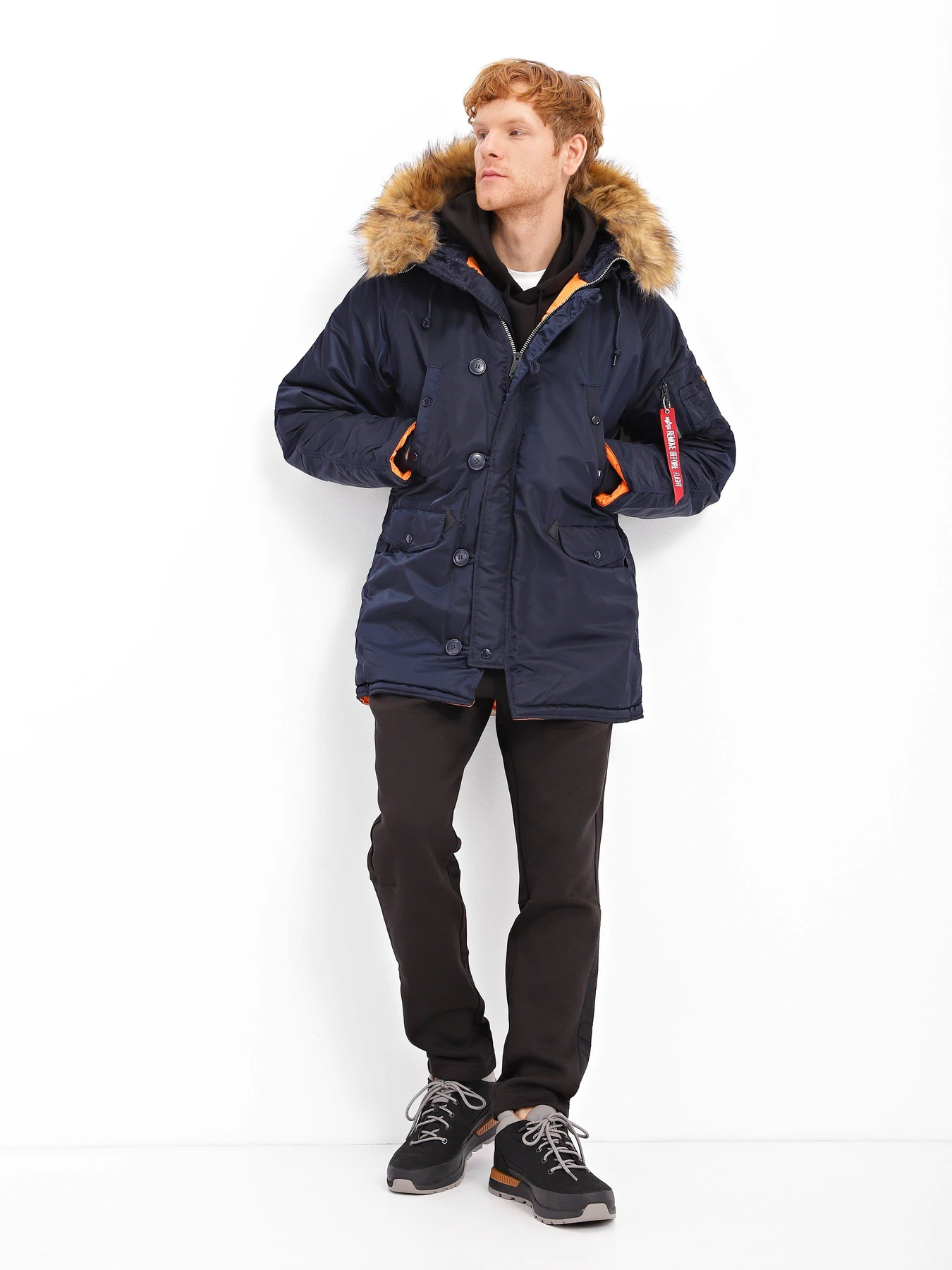Куртки и дубленки Alpha Industries N-3В Slim Fit модель MJN31211C1_410 Фото