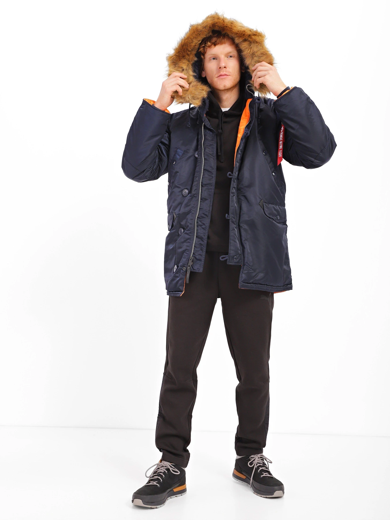 Куртки и дубленки Alpha Industries N-3В Slim Fit модель MJN31211C1_410 Фото