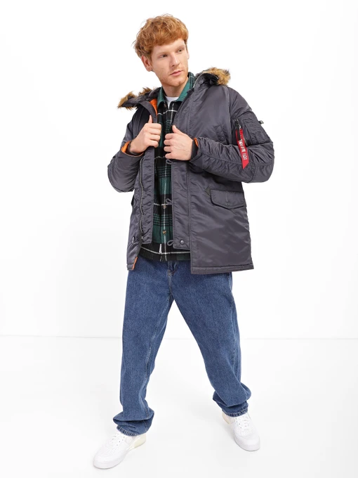 Куртки и дубленки Alpha Industries N-3В Slim Fit модель MJN31211C1_420 Фото