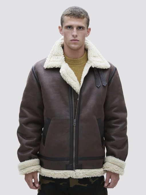 Куртки и дубленки Alpha Industries B-3 SHERPA MOD модель MLB49500C1_208 Фото