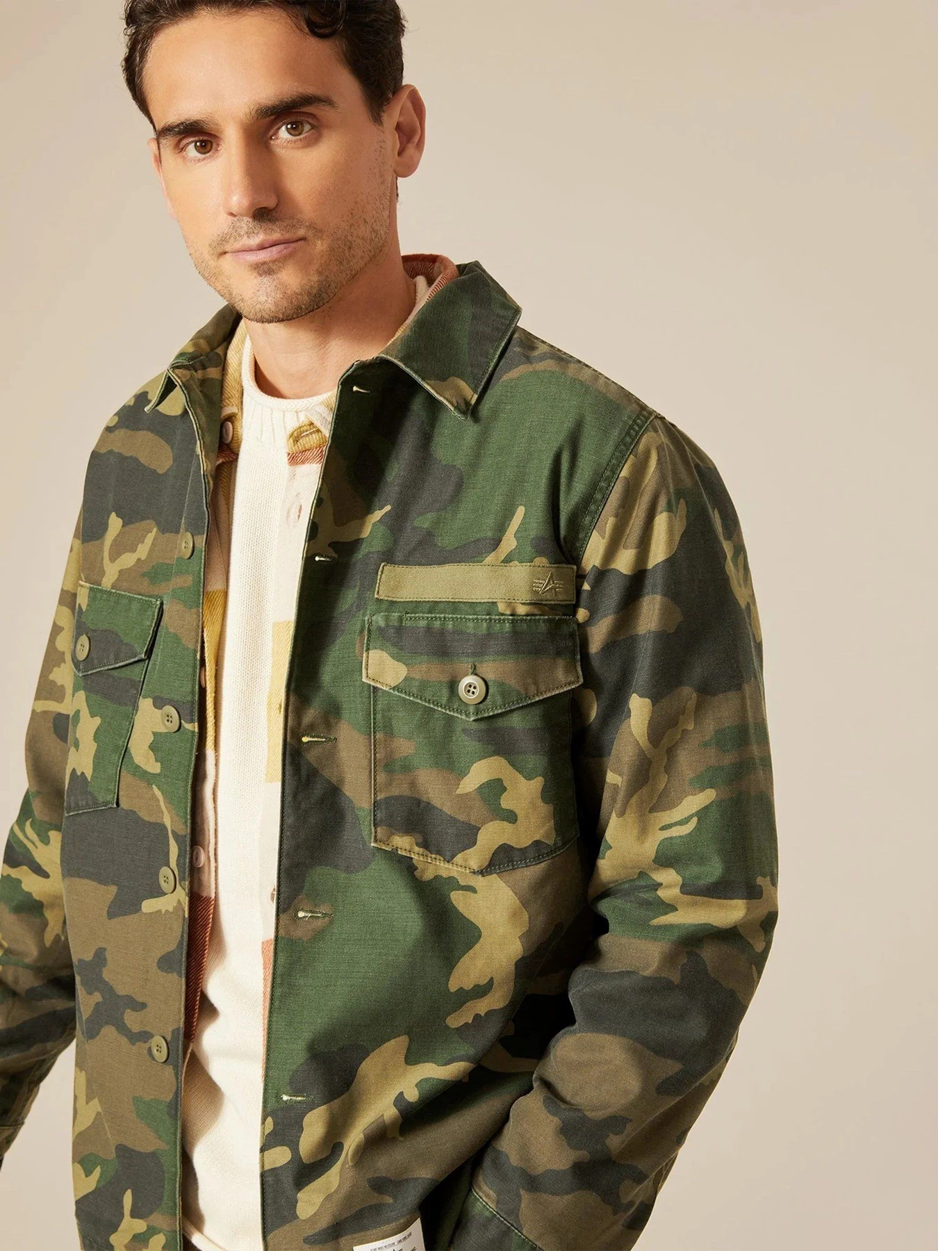 Куртки и дубленки Alpha Industries FATIGUE SHIRT модель MSF51500C1_961 Куртки и дубленки Alpha Industries FATIGUE SHIRT модель MSF51500C1_961 Фото