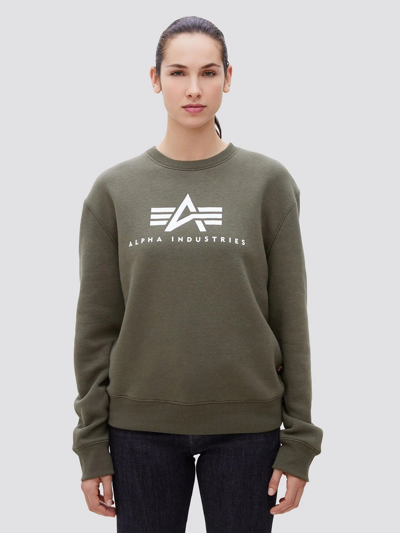 Худі та світшоти Alpha Industries BASIC LOGO CREWNECK модель UFB49001C1_303 Фото