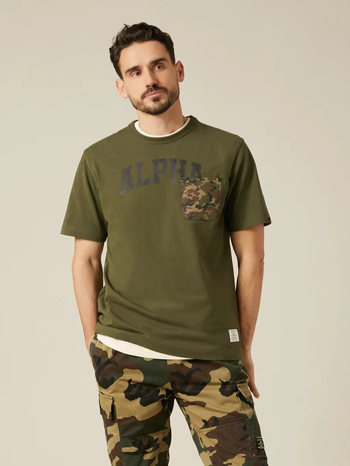 Футболки і поло Alpha Industries CAMO POCKE модель UTP52001C1_303 Фото