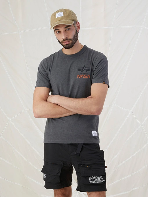 Футболки і поло Alpha Industries NASA Galaxy модель ETN53000C1_072 Фото