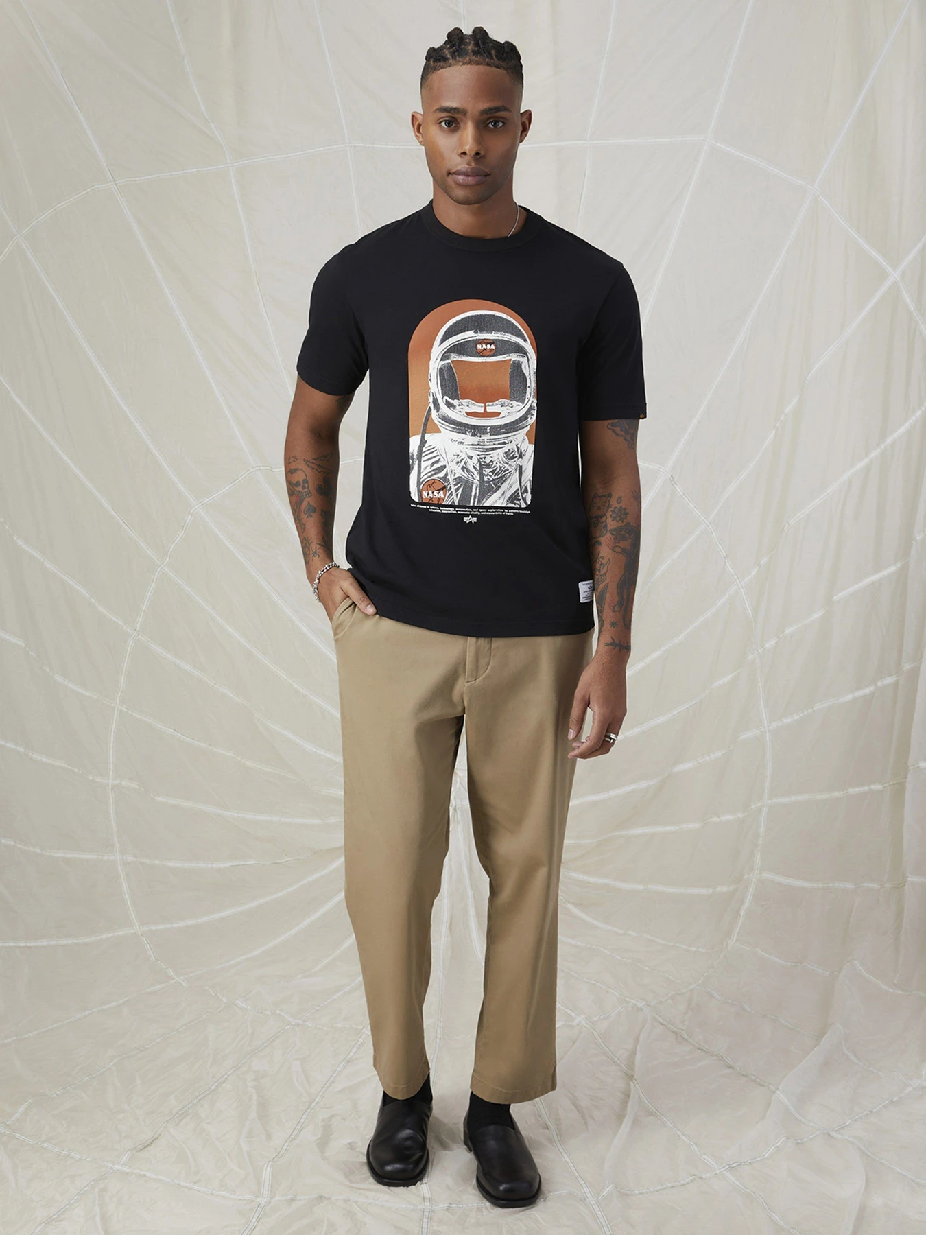 Футболки і поло Alpha Industries NASA Moon модель ETN53001C1_003 Фото