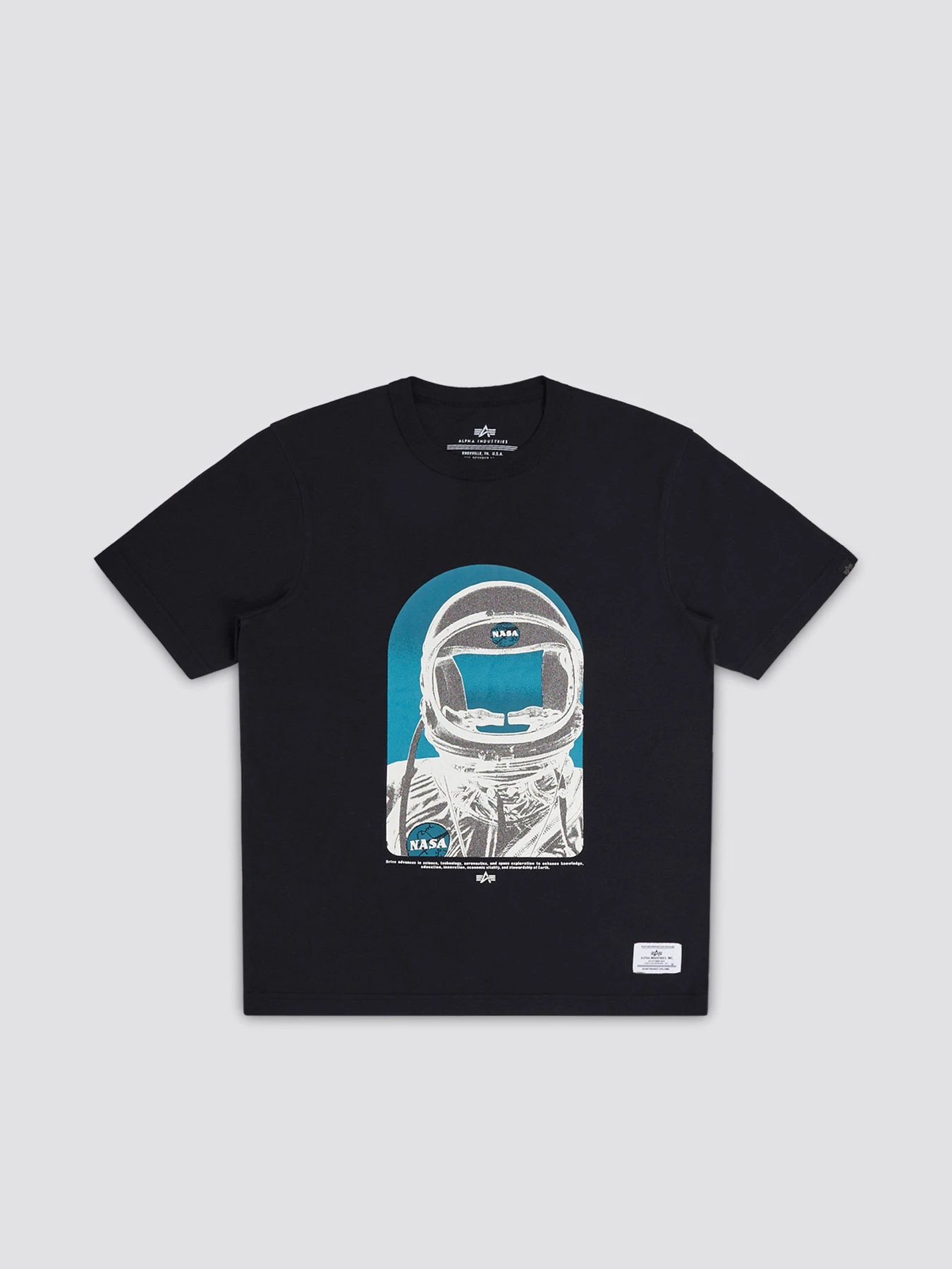 Футболки и поло Alpha Industries NASA Moon модель ETN53001C1_057 Фото