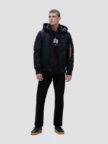 Куртки и дубленки Alpha Industries MA-1 HOODED RIB модель MJM49501C1_001 Фото