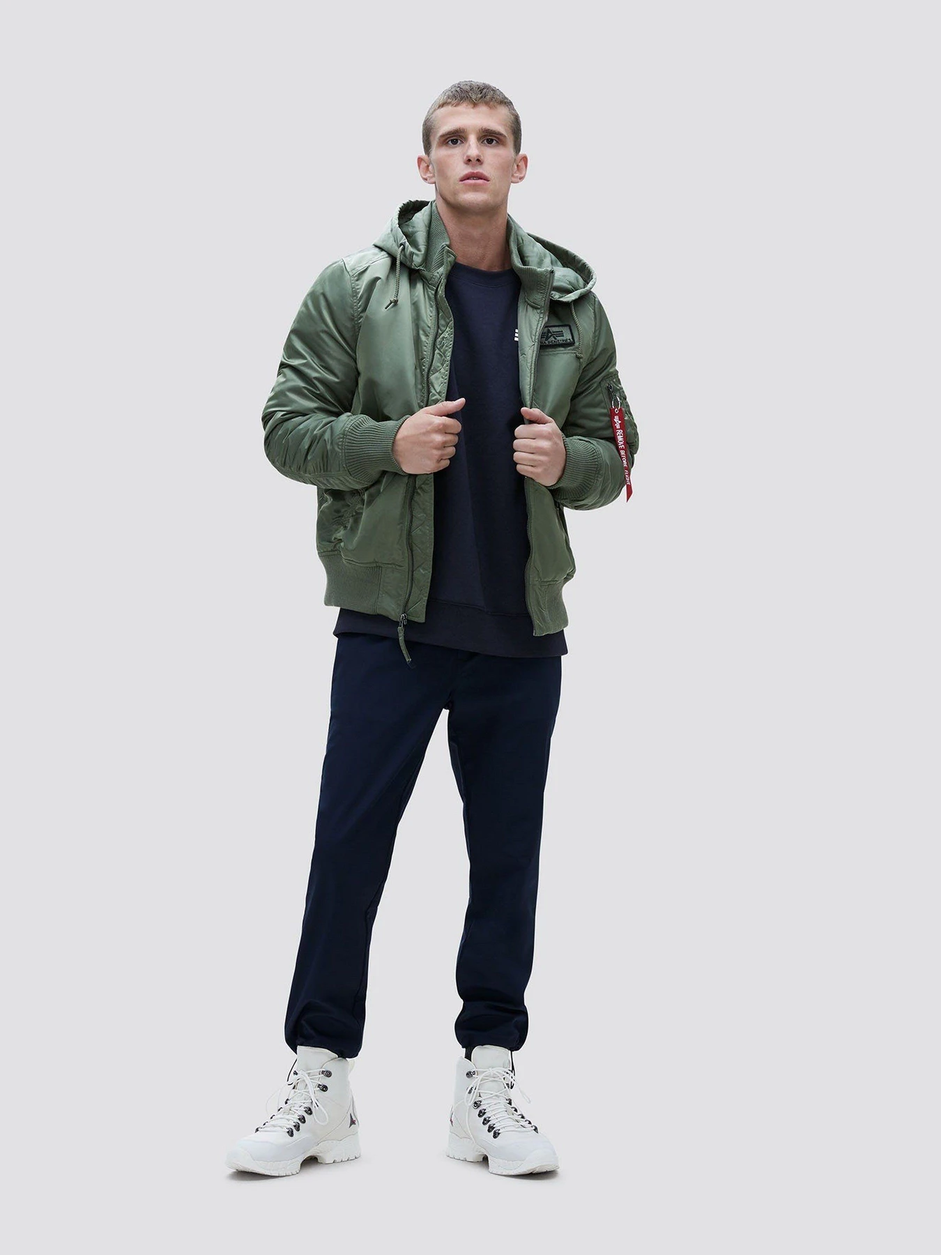 Куртки та дублянки Alpha Industries MA-1 HOODED RIB модель MJM49501C1_310 Куртки та дублянки Alpha Industries MA-1 HOODED RIB модель MJM49501C1_310 Фото