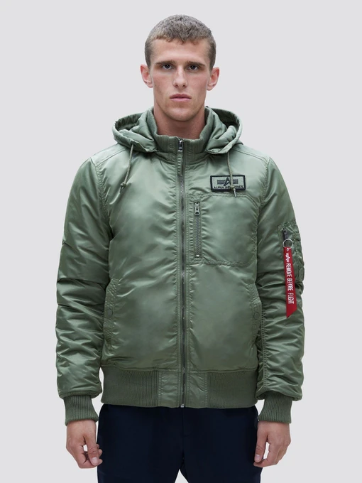 Куртки и дубленки Alpha Industries MA-1 HOODED RIB модель MJM49501C1_310 Фото