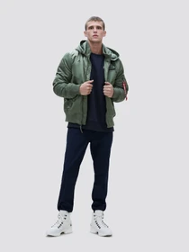 Куртки та дублянки Alpha Industries MA-1 HOODED RIB модель MJM49501C1_310 Фото